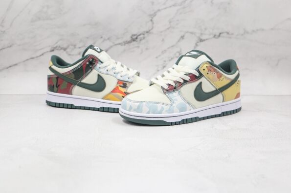 NIKE Dunk Low SE Mixed Camo