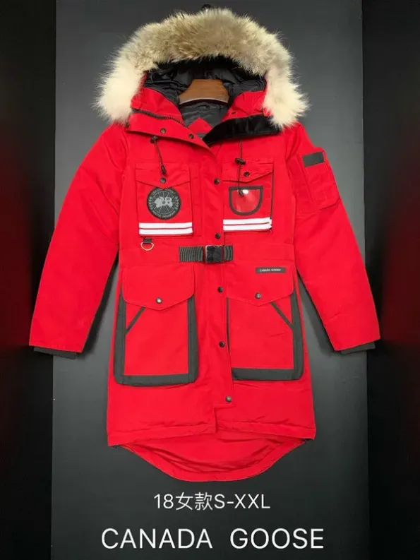 Canada Goose Women Down Jacket Red