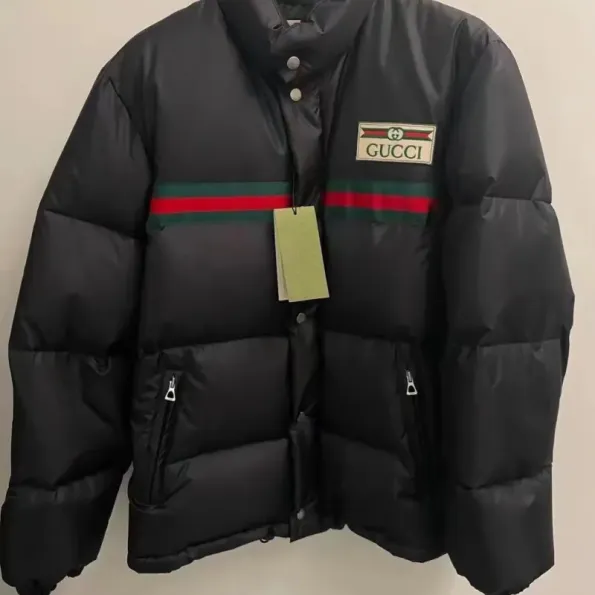 GG Jacket Black Red Border