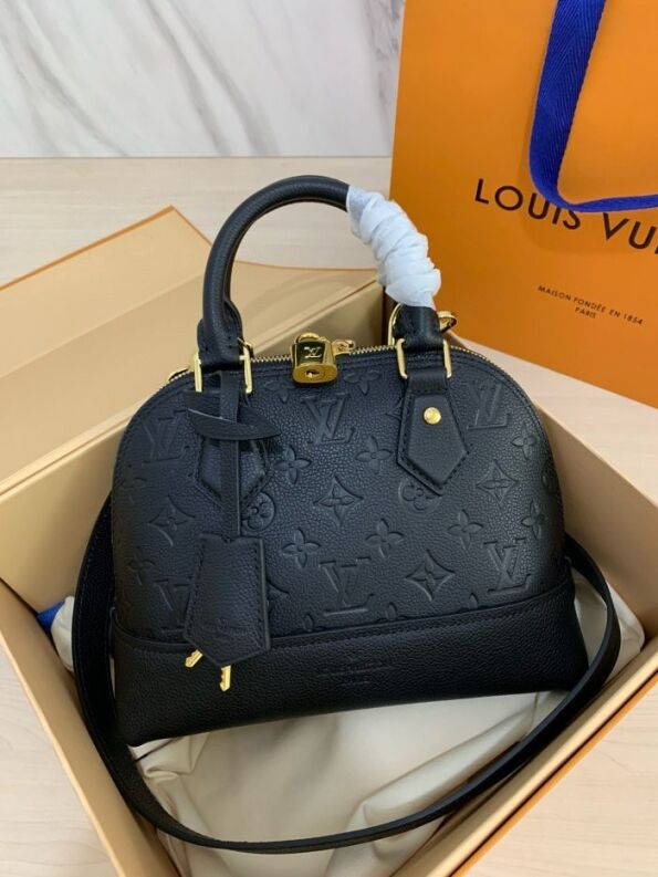 LV Monogram Shoulder Bag Black