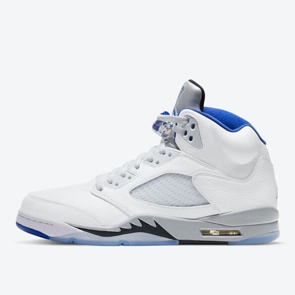 NIKE Air Jordan 5 Retro White Stealth