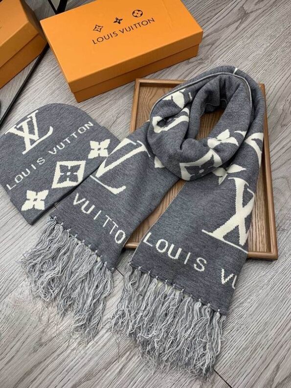 LV Scarf Hat