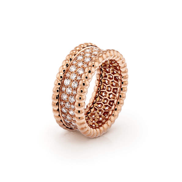 Perlée diamonds ring