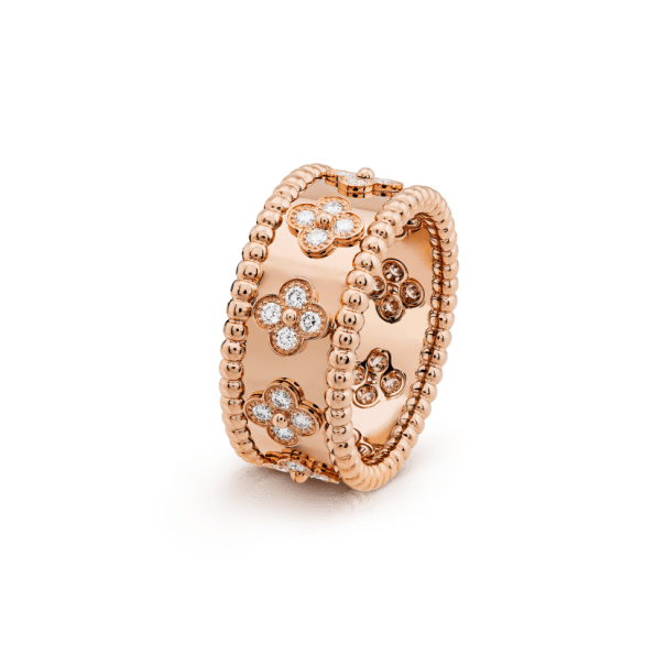 Perlée clovers ring