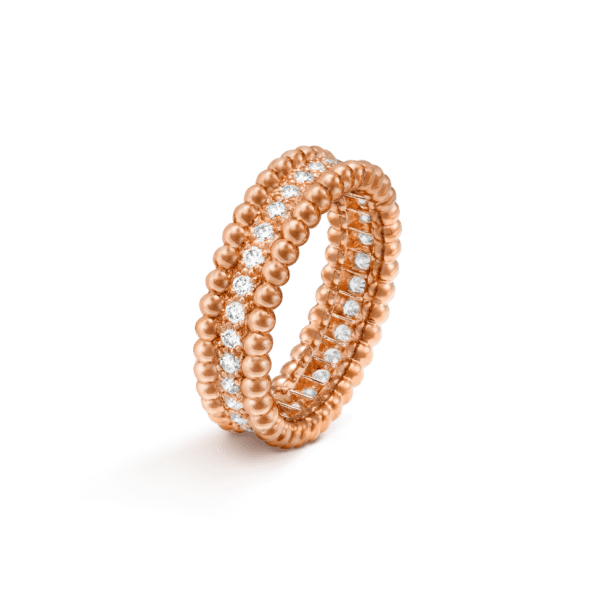 Perlée diamonds ring