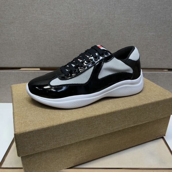 Prada America's Cup Soft rubber and bike fabric sneakers