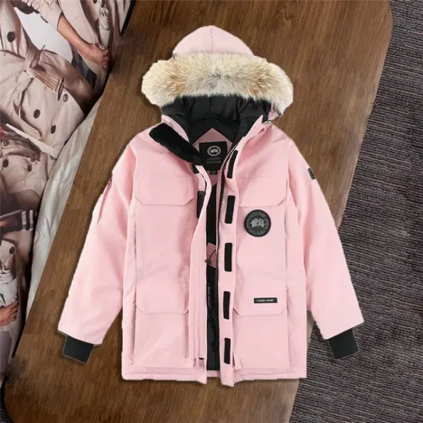 Canada Goose Down Jacket Baby Pink