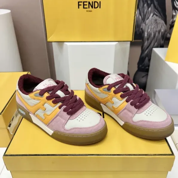 Fendi Match Low Top Sneaker Core Pink