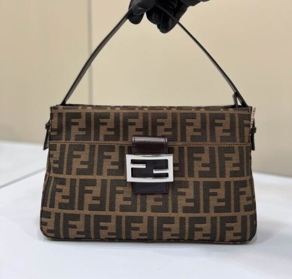 Fendi Armpit Bag Brown Black