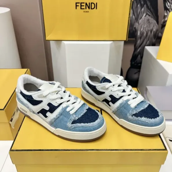 Fendi Match Low Top Sneaker Blue