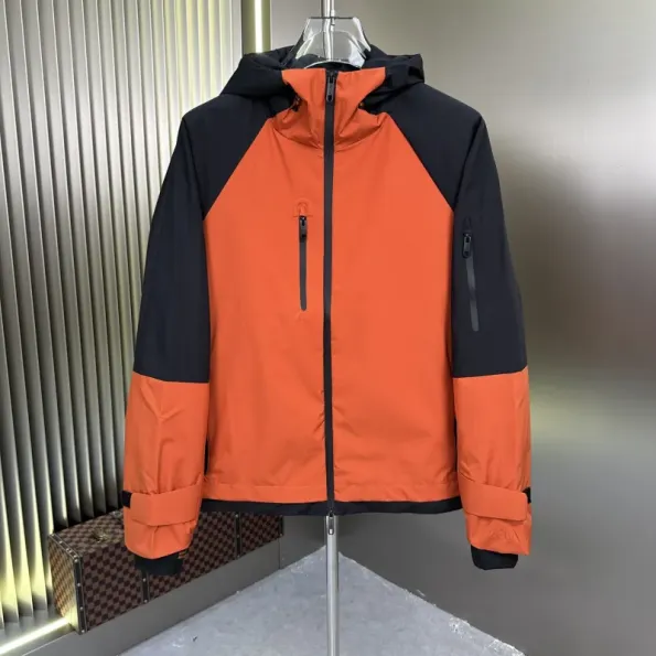 Burberry Jacket Orange Black