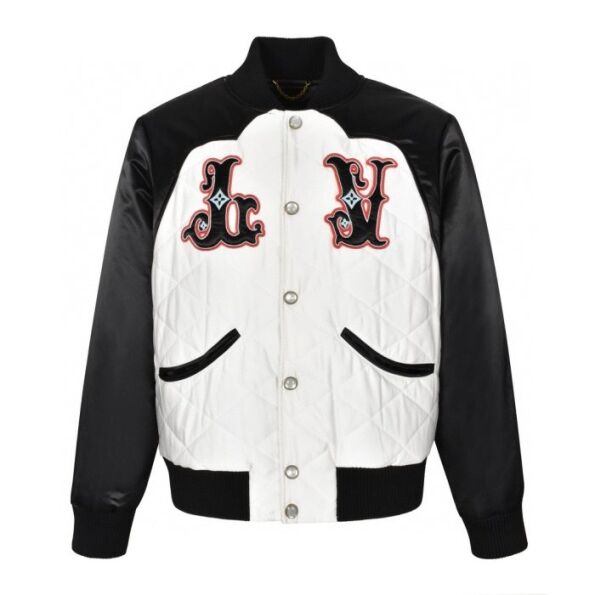 LV Jacket White And Black